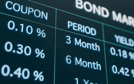 Interest rates concept. 3D illustration