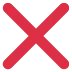 ❌